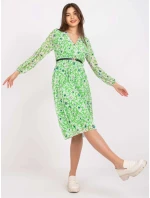 Šaty DHJ SK 10536A 1.80 svetlo zelená