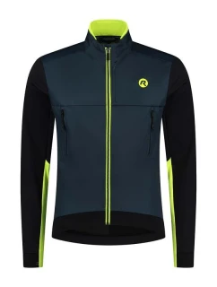 Rogelli zimná bunda CADENCE modro-čierna-fluor M