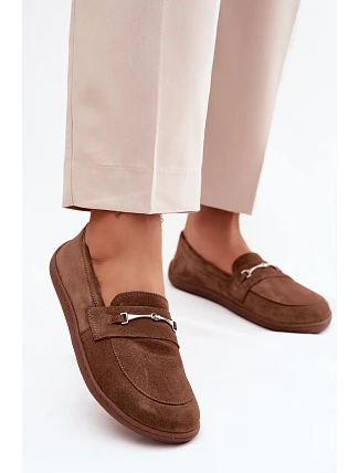 Kožené mokasíny Barefoot Z Zazoo hnedé Kožené mokasíny Barefoot Z Zazoo hnedé