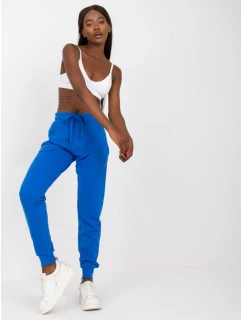 Tmavomodré základné teplákové nohavice (B-005.56)