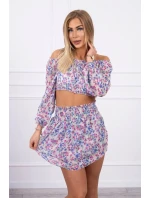 Béžová kvetinová sada