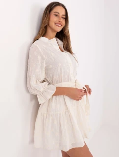 Šaty LK SK 510085.06 svetlo béžová