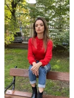 Dámska blúzka Franceska red - ELDAR