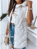 Dámska vesta LARIS ecru FashionStreet TY2835 Dámska vesta LARIS ecru FashionStreet TY2835