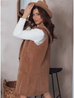 Dámska vesta ARTEMI camel FashionStreet TY4104 Dámska vesta ARTEMI camel FashionStreet TY4104