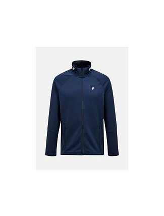 Pánska mikina PEAK PERFORMANCE M Rider Essentials Zip Jacket, farba tmavomodrá Pánska mikina PEAK PERFORMANCE M Rider Essentials Zip Jacket, farba tmavomodrá