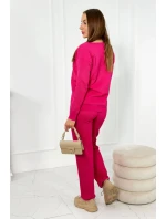 Sveter set Mikina + Nohavice fuchsie