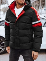Pánska prešívaná zimná bunda čierna FashionStreet TX4568