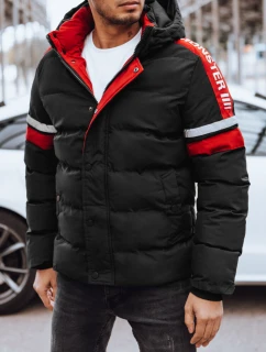 Pánska prešívaná zimná bunda čierna FashionStreet TX4568