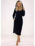 Dlhý dámsky župan s kapucňou De Lafense 664 Lydie Dlhý dámsky župan s kapucňou De Lafense 664 Lydie