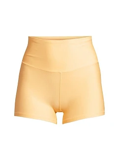 Dámske tréningové legíny CASALL Ultra High Waist Hot Pant, žltá farba
