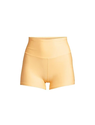 Dámske tréningové legíny CASALL Ultra High Waist Hot Pant, žltá farba Dámske tréningové legíny CASALL Ultra High Waist Hot Pant, žltá farba