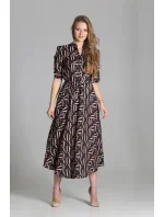 Dámske šaty s dlhým rukávom SUK205 - Lanti