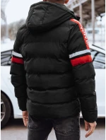 Pánska prešívaná zimná bunda čierna FashionStreet TX4568