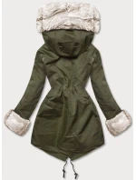 Parka s kožušinovou podšívkou army (5M3187-136)
