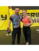 Rukavice na MMA sparring L/XL – Phantom Red – séria Valor | DBX Bushido