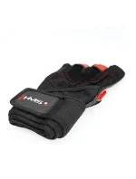 Rukavice do posilňovne čierne/červené HMS RST01 r.S