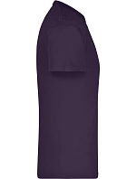 Daiber JN 02 Tričko z hrubej bavlny 02.0002, farba aubergine Daiber JN 02 Tričko z hrubej bavlny 02.0002, farba aubergine