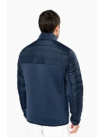 Kariban K 6171 Pánska hybridná bunda 20.6171 čierna/tmavošedá melírovaná