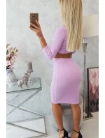 Súprava blúzky a sukne vo fialovej farbe Súprava blúzky a sukne vo fialovej farbe