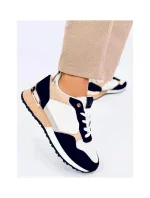 Dámska športová obuv BB2216 White-Black-Beige - Inello