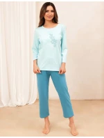 Regina 706 3/4 2XL-4XL Z25/26 dámske pyžamo Regina 706 3/4 2XL-4XL Z25/26 dámske pyžamo