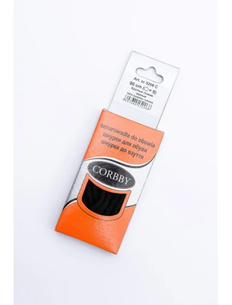 Tenké, okrúhle šnurovanie Corbby Black
