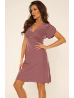 Dámska nočná košeľa 754 Lilian kr/r - De Lafense