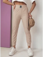 Dámske manšestrové nohavice LORIST beige FashionStreet UY2055