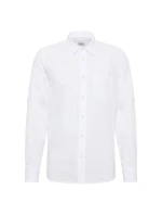 Košeľa Mustang Clemens ľan bavlna M 1014356-2045