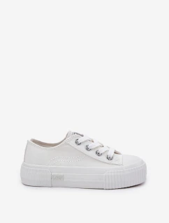 Detské mládežnícke tenisky LEE ISLA C LOW JR 50251058 White