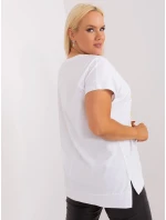 Blúzka RV BZ 8863.88 bielo zelená