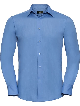 Russell Athletic 924M Popelínová košeľa s dlhým rukávom 11.924M corporate blue