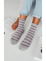 Dámske ponožky 0200-162 pruhované - Milena