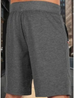 Pánske tmavosivé teplákové šortky FashionStreet SX2487 Pánske tmavosivé teplákové šortky FashionStreet SX2487