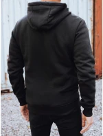Pánska zateplená mikina s kapucňou čierna FashionStreet BX5918