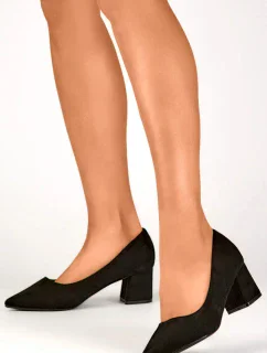 Dámske lodičky na podpätku KJ-10 / 203053 Black - Soon Her