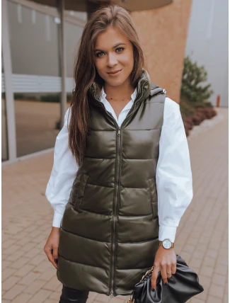 Dámska zelená vesta FIERA FashionStreet TY2362