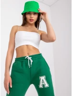 Teplákové nohavice EM DR 712 1.66P tmavo zelená