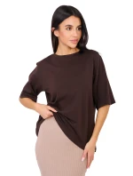 Tričko RV TS A1089.87 tmavohnedé