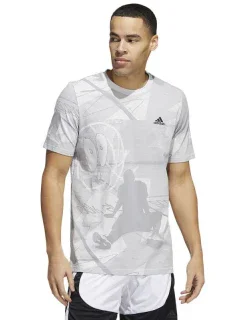 Pánske tričko Iginite Aop Tee M HL0087 - Adidas