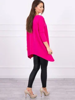 Oversize blúzka fuchsiová