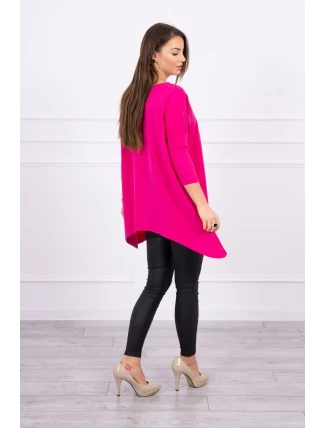 Oversize blúzka fuchsiová