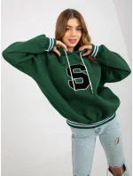 Mikina RV BL 8372.04P tmavo zelená