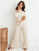 Dámske nohavice NELIS light beige FashionStreet UY1840 Dámske nohavice NELIS light beige FashionStreet UY1840