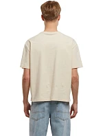 Build your Brand BY 439 Pánske hrubé tričko „Cropped Oversize“ 56.0439 biele