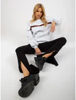 Dámska mikina EM BL 760.01 svetlo šedá - FPrice