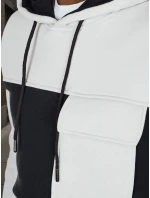 Pánska sivá mikina FashionStreet BX5911 Pánska sivá mikina FashionStreet BX5911