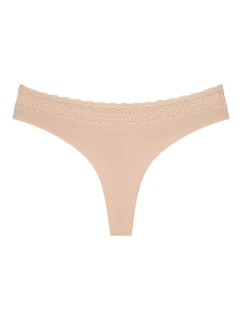 Dámske tangá Feel of Modal String 3P - YELLOW - béžová 0026 - TRIUMPH