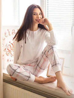 Pyžamo Key LNS 416 B26 s dlhými rukávmi, veľkosti S–XL